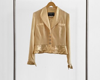 Criscione Buttercream Embellished Jacket