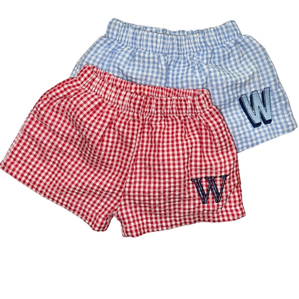 gingham nike shorts
