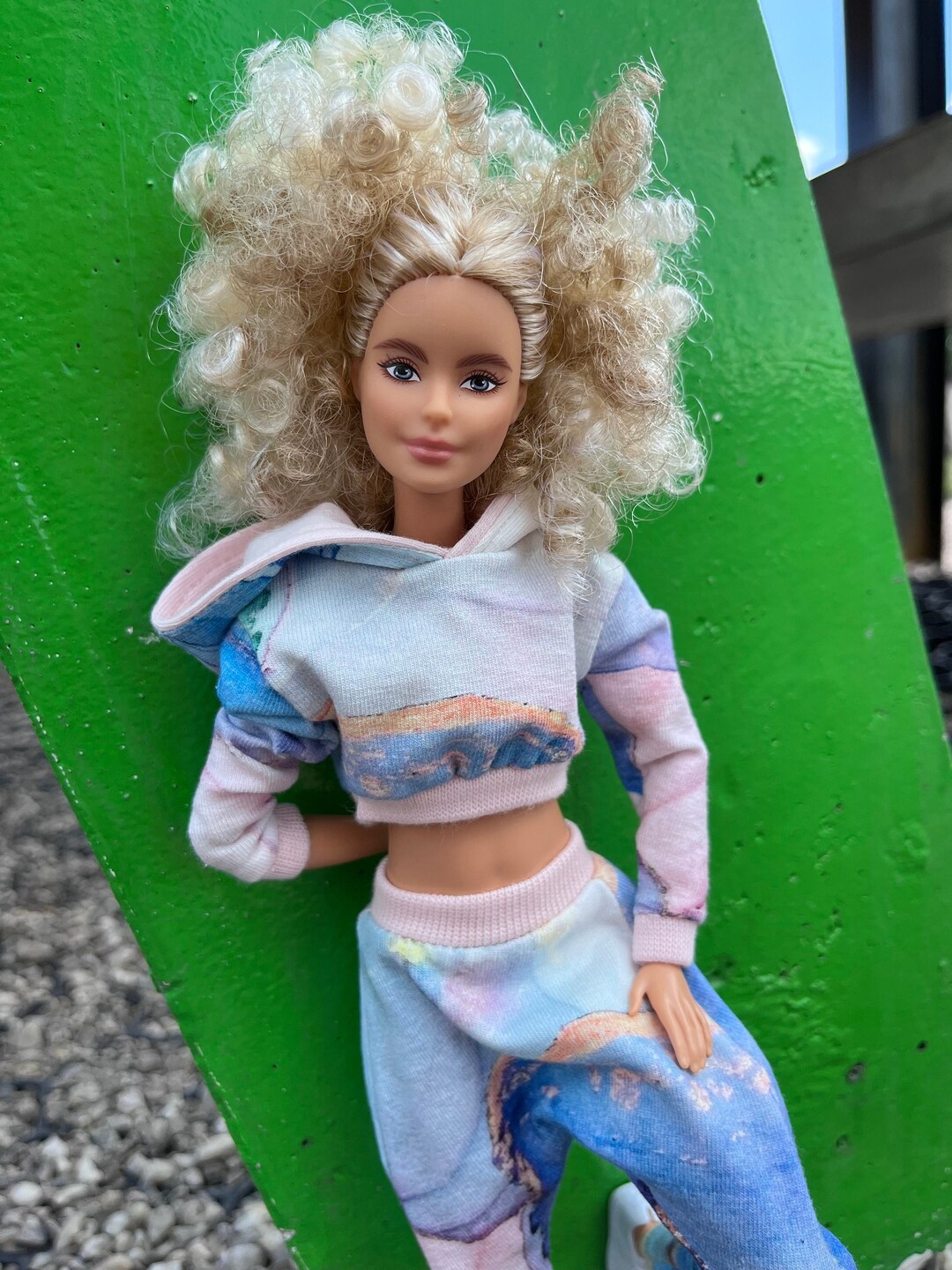 Pastel Color Block Hoodie for 12 Inch Doll Short Sweatshirt Etsy