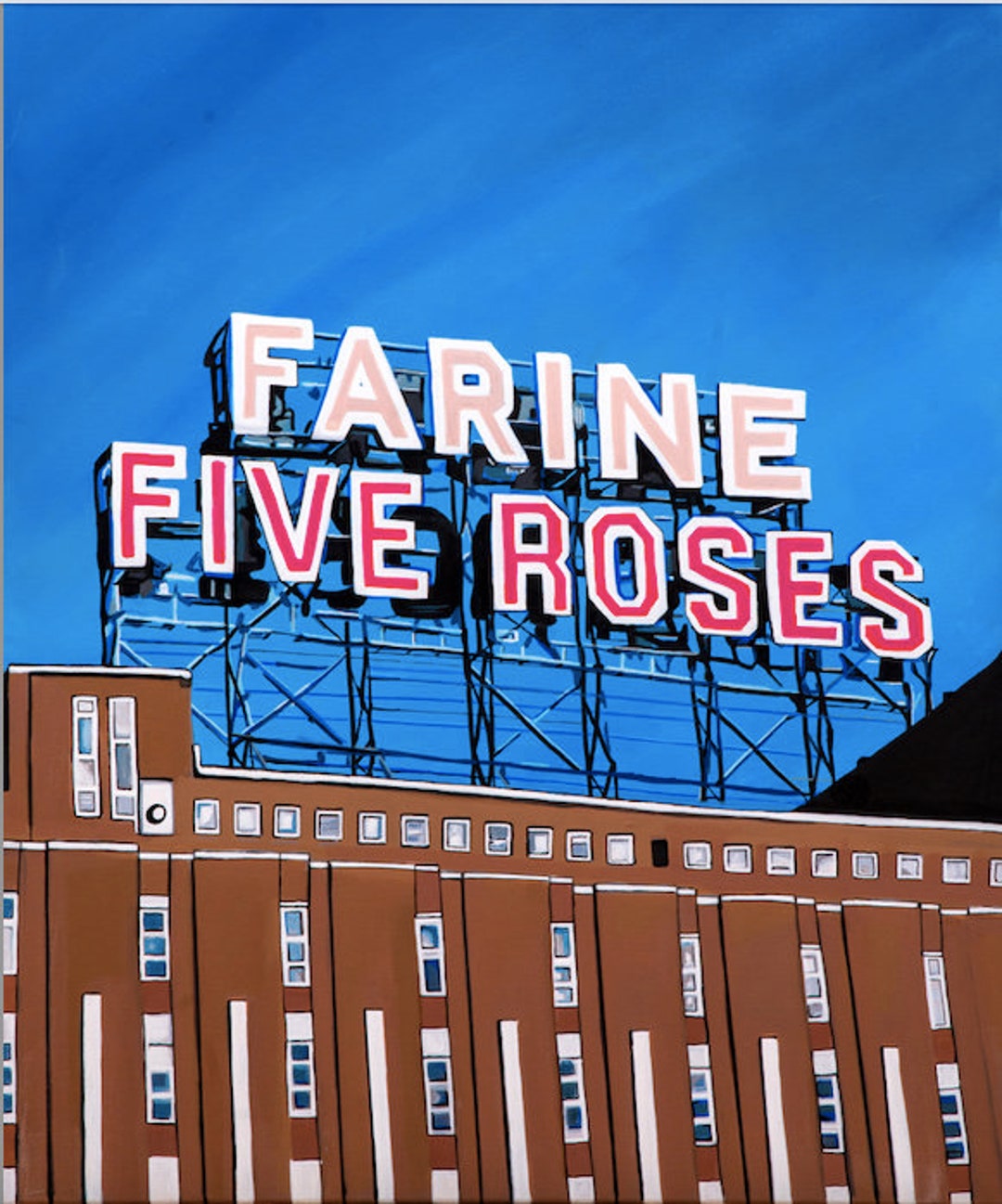 Fg Five Roses Farine Five Roses Print - Etsy