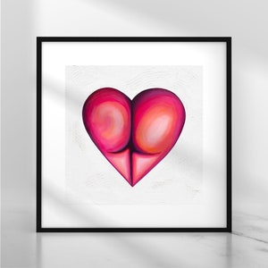 Peach & love - Print