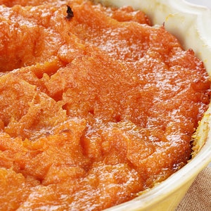 Pudín de batata rallado
