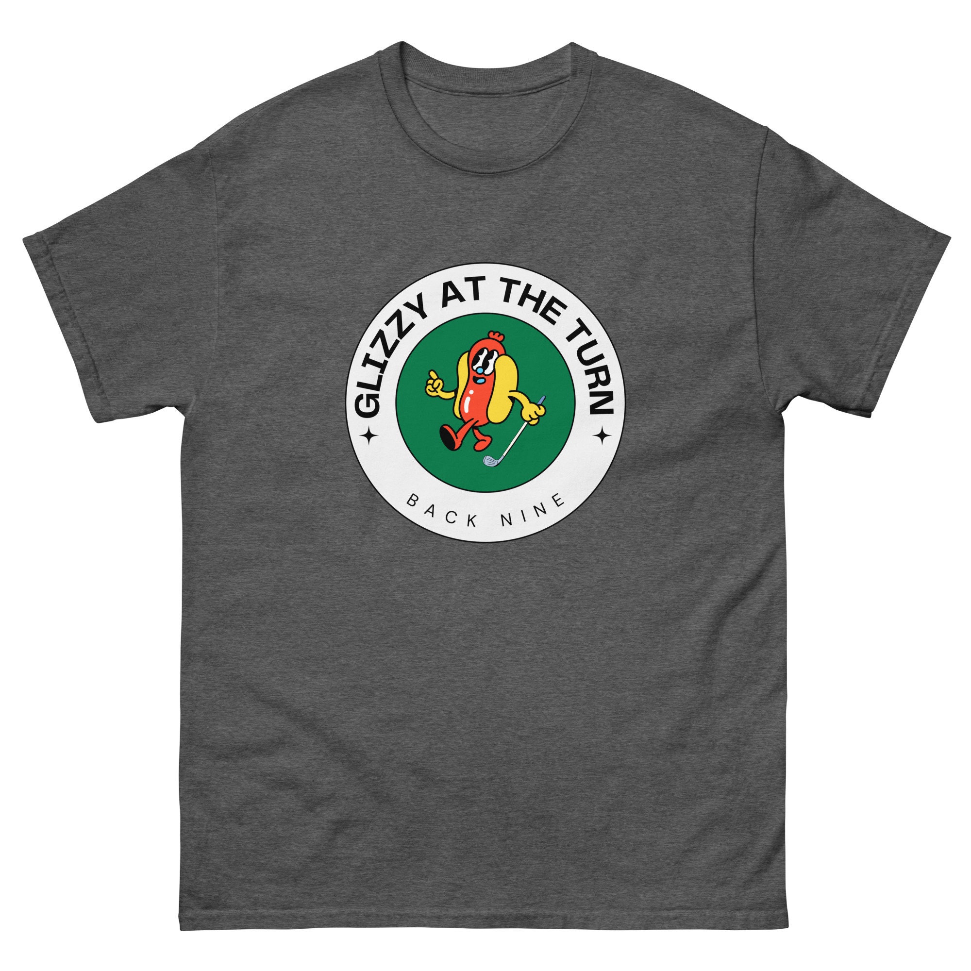 Turn Merch Glizzy at the Turn | Men's Golf T-shirt | Gift for Men | Glizzy Tee ...