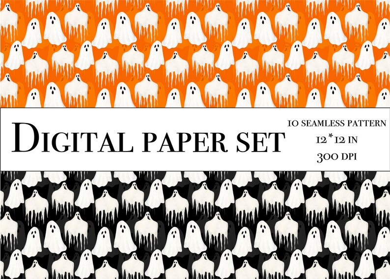 Halloween Seamless Paper - Digital Scrapbooking Halloween - Scrapbook ...