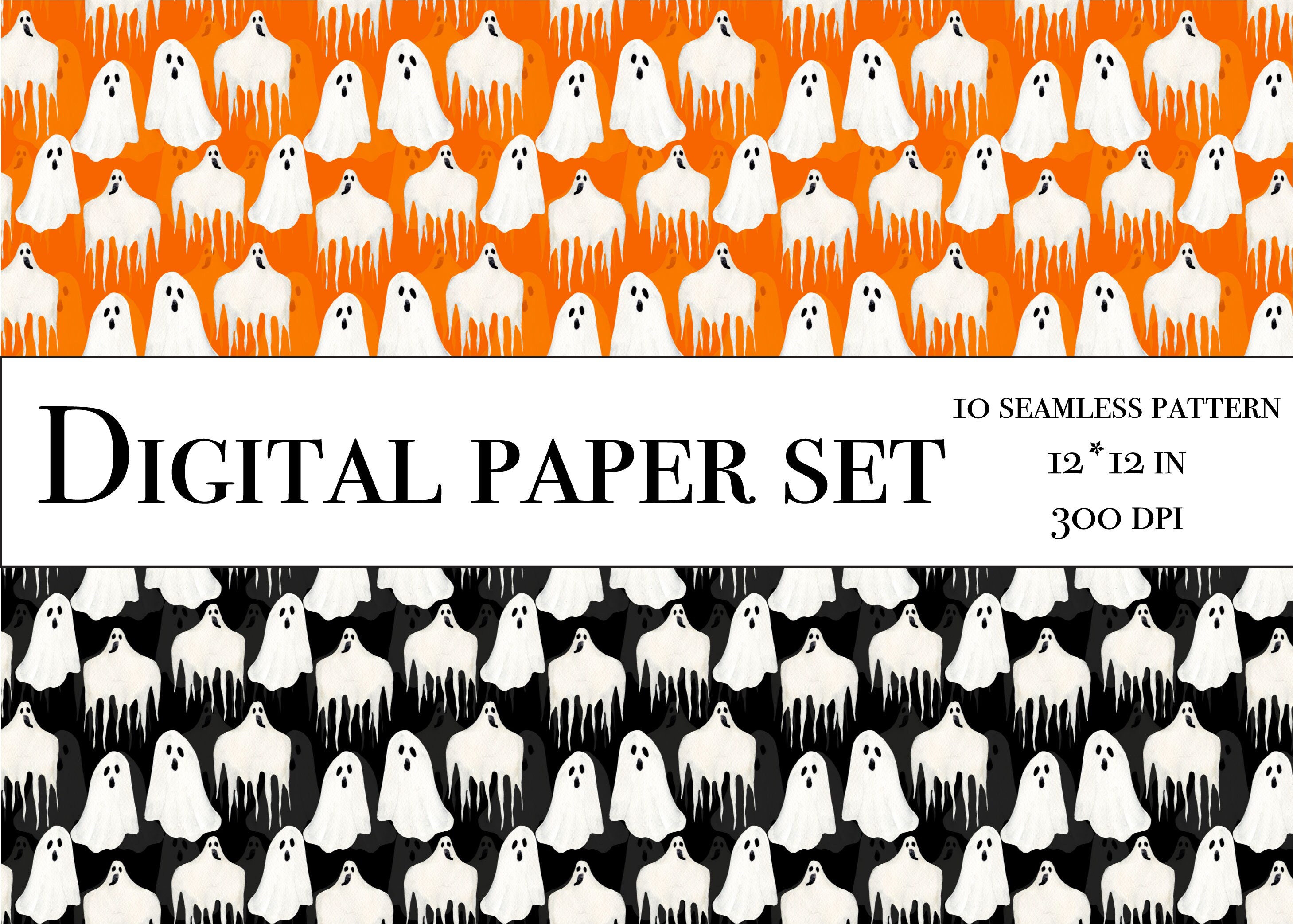 Halloween Seamless Paper - Digital Scrapbooking Halloween - Scrapbook ...
