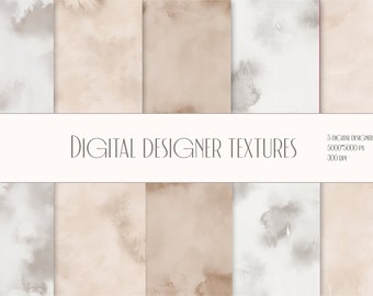 Watercolor Paper Texture - Clip Art Paper Texture - Handcrafted Paper Background - Watercolor Paper Background - High Resolution Texture