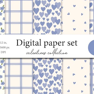10 Boho Seamless Digital Papers, Boho Scrapbook Paper, Boho Backgrounds, Komercyjny papier cyfrowy, Wzory Boho, Walentynki