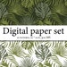 Bright Tropical Digital Paper Pack - Tropic Seamless Pattern With ...