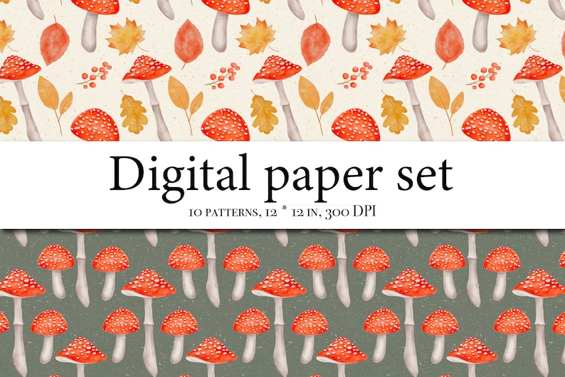 Cozy Fall Vibes: Instant Download Fall Digital Paper Pack - Seamless ...