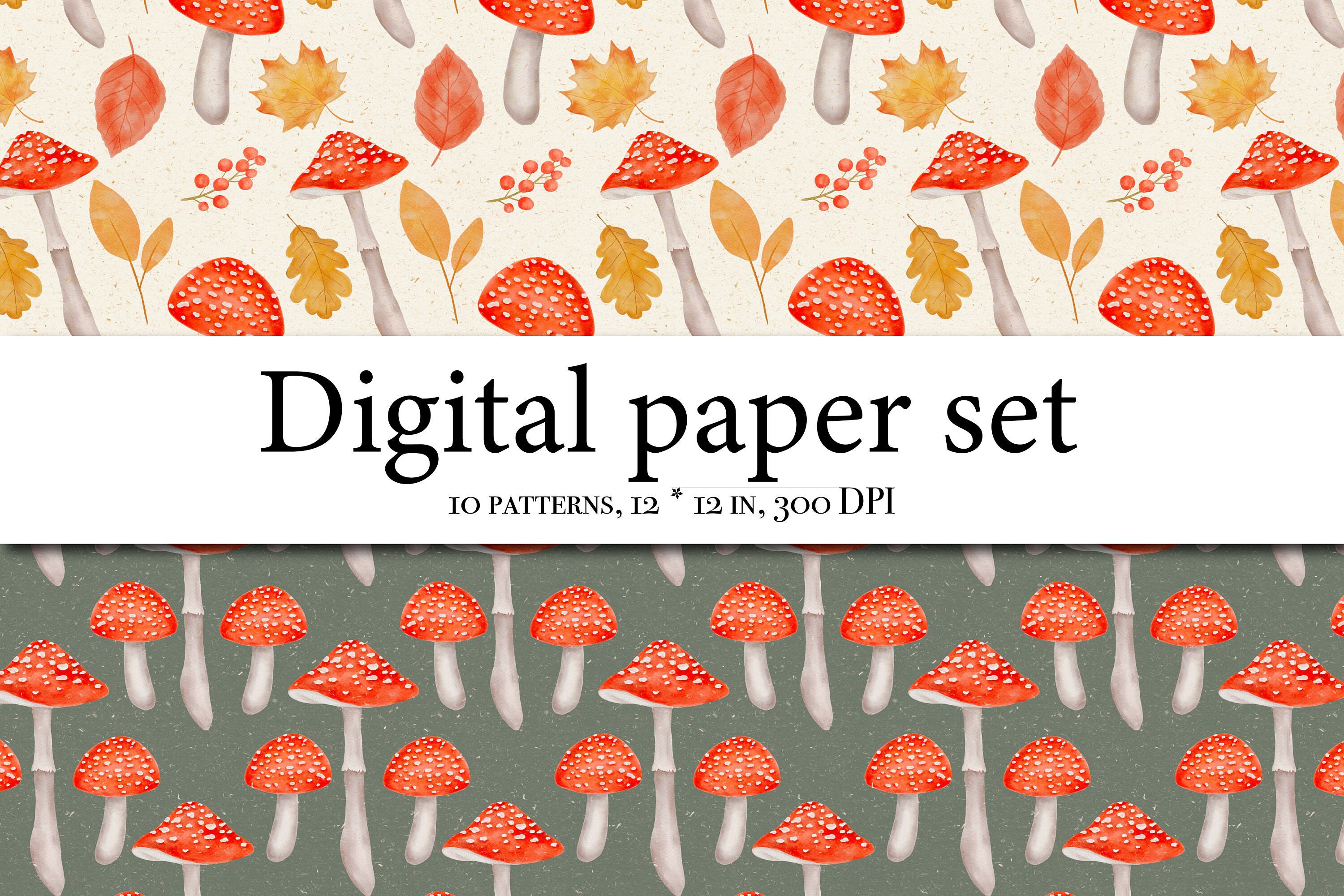 Cozy Fall Vibes: Instant Download Fall Digital Paper Pack - Seamless ...