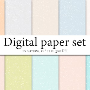 Winter Snow Digital Paper - Snow Digital Papers - Christmas Digital Paper - Digital Backgrounds - Seamless pattern - Scrapbook Papers