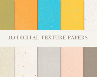Craft Paper Texture - Handmade Paper Texture Bundle - Watercolor ClipArt Texture - Digital Watercolor Paper Texture