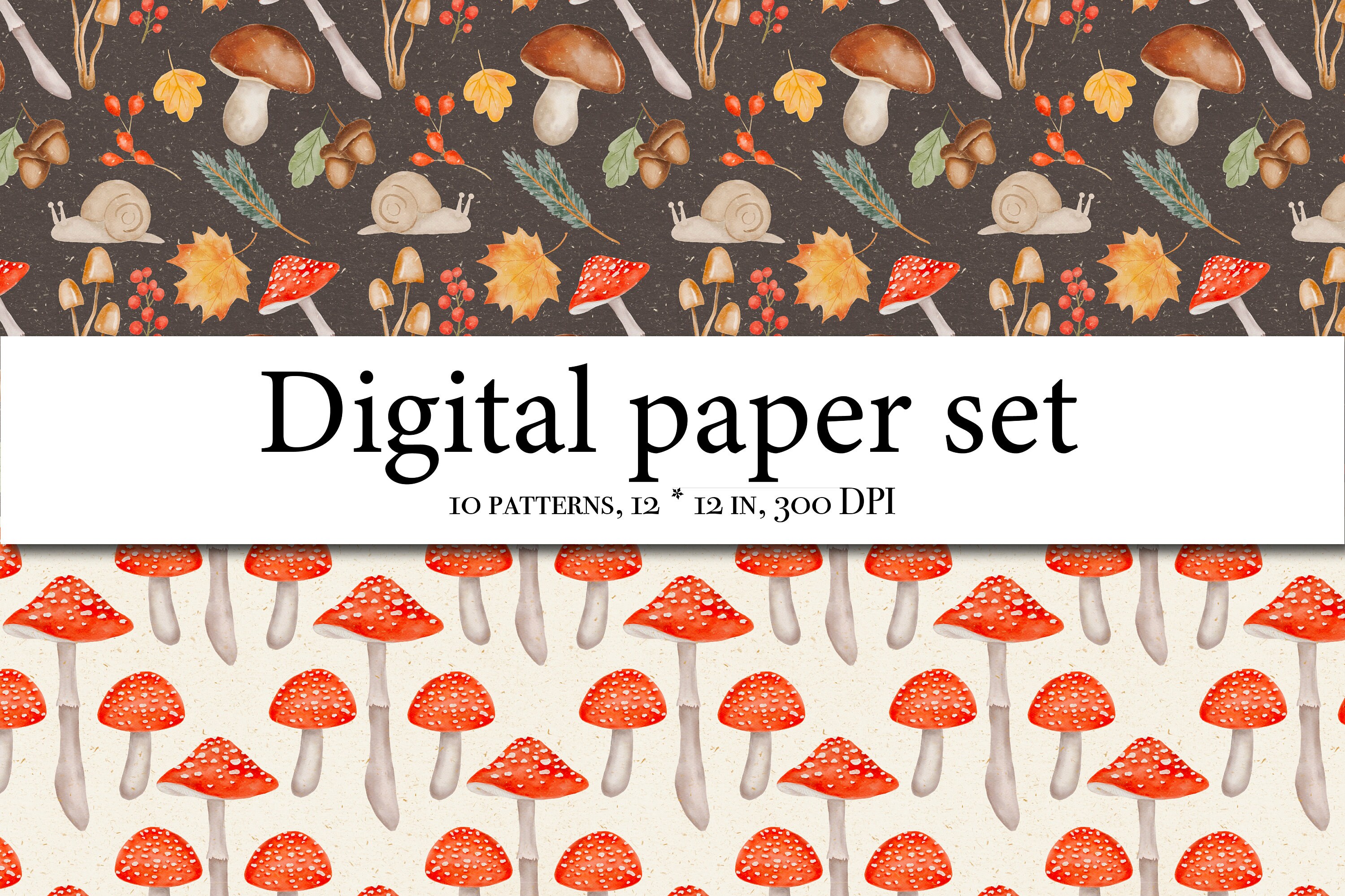 Cozy Fall Vibes: Instant Download Fall Digital Paper Pack - Seamless ...