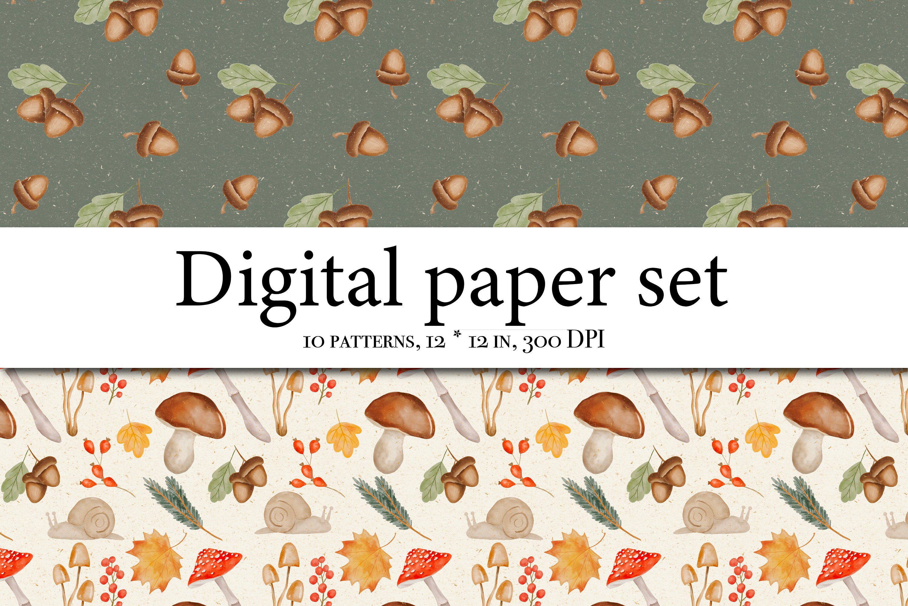 Cozy Fall Vibes: Instant Download Fall Digital Paper Pack - Seamless ...