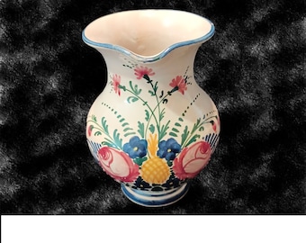 Hand Painted Vintage Vase/Creamer from Italy, Mothers day gift, gift for Mom, collectors gift, gift for her, birthday gift, anniversary gift