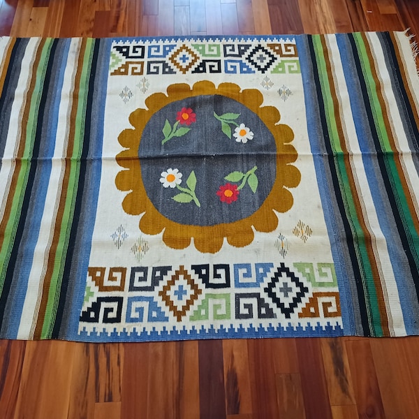 Forest Spirit Zapotec Wool Area Rug