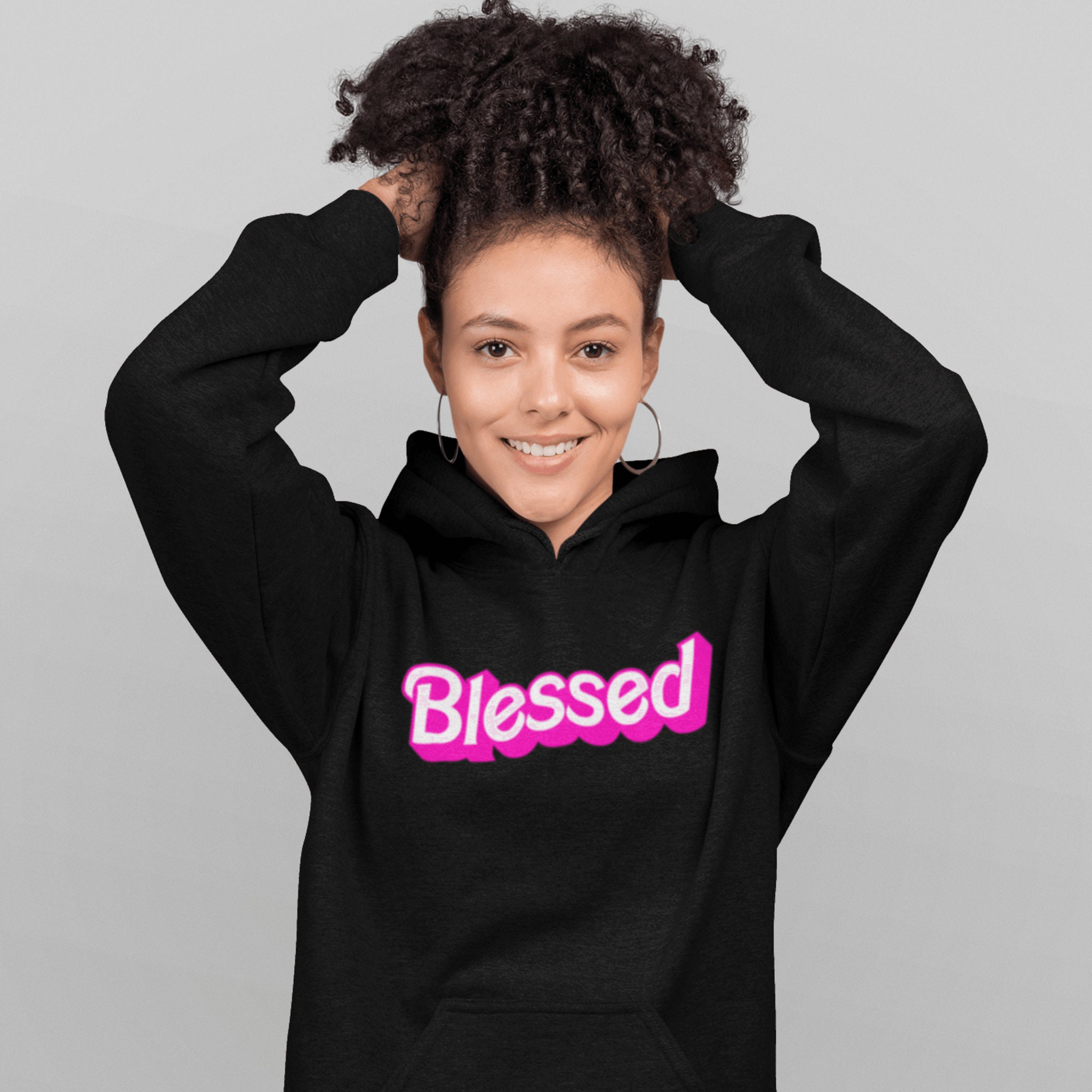 Blessed Hoodie Black Owned Shop Black 