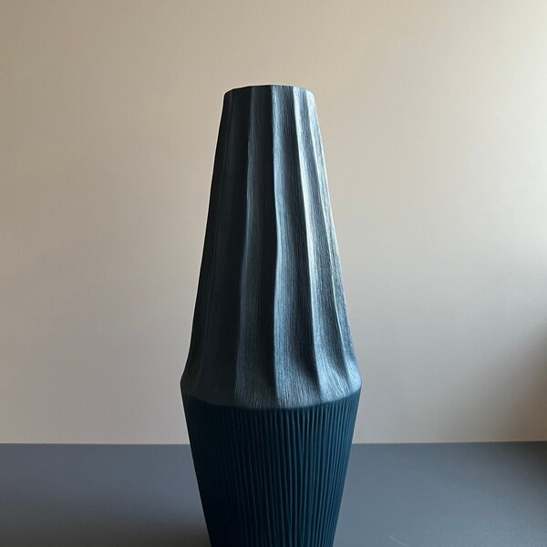 Navy Blue Vase Etsy