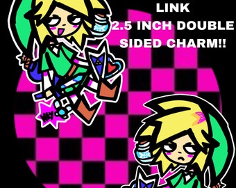 Link 2.5&quot; Double Sided Charm - The Legend of Zelda