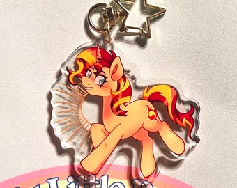 Sunset Shimmer 2.5" Double Sided Charm - My Little Pony: Friendship is Magic