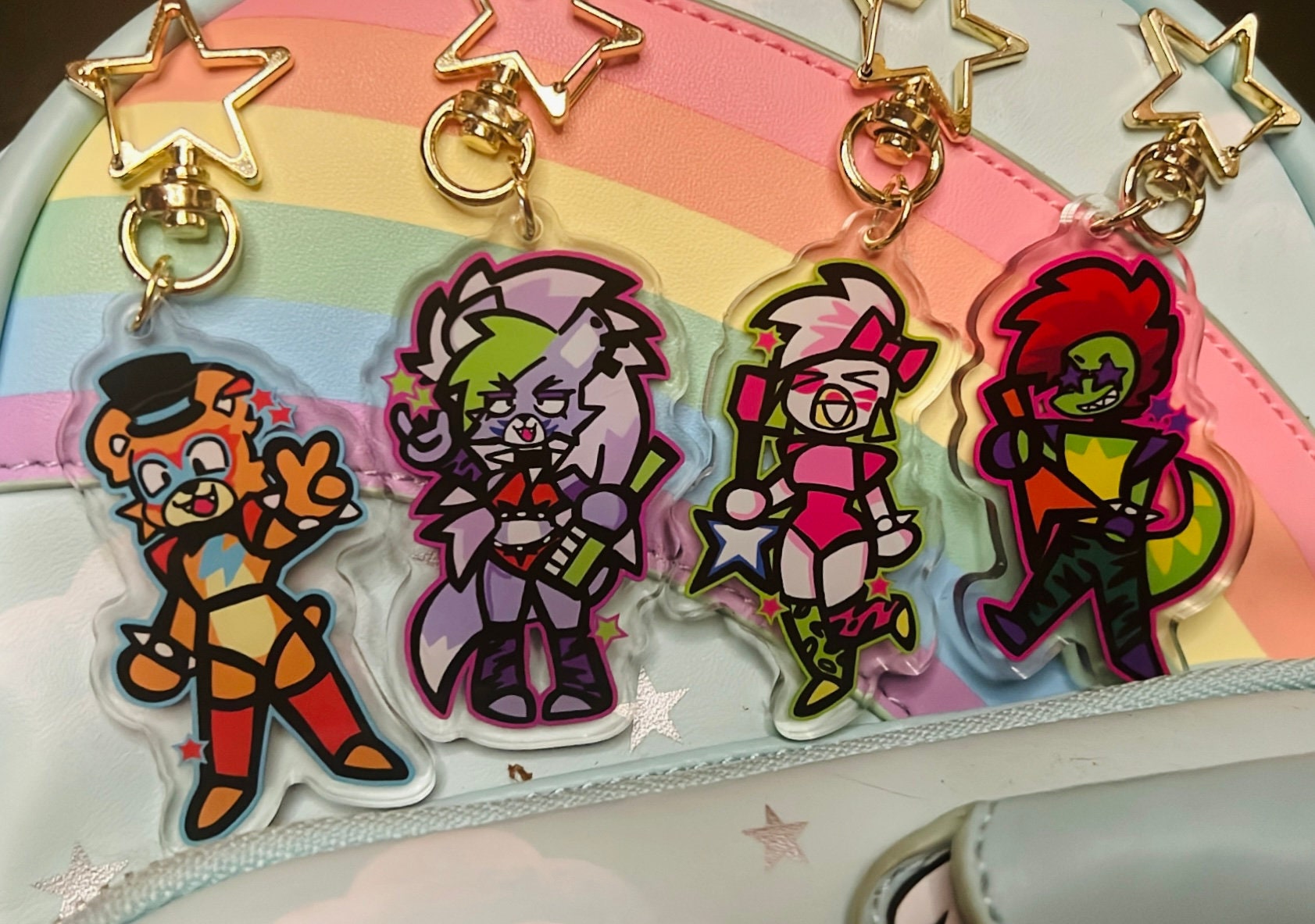 FNAF Security Breach 2.5 Acrylic Charms 