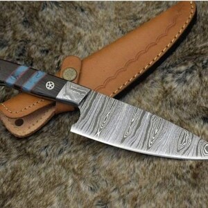Japanese Chef Knife, Japanese Kitchen Knife, Boning Knife, Damascus Steel, Japanese Knife, Honesuki Knife, Fillet Knife, Cooking Knife,GIFT