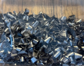 Sac de copeaux d'acier CNC copeaux d'acier confettis en acier fabriqués aux États-Unis artisanat en métal 8 oz