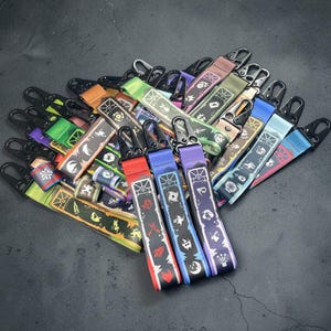 Deadlock Hero Inspired Lanyard Keychains | All Heroes | Jet Tag Wrist Lanyard