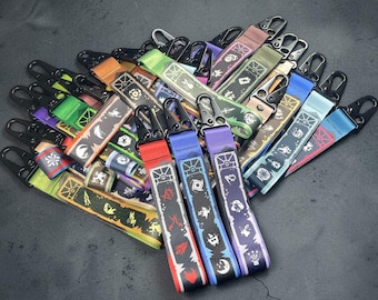 Deadlock Hero Inspired Lanyard Keychains | All Heroes | Jet Tag Wrist Lanyard
