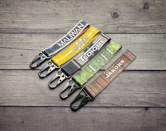 Borderlands Corporations Inspired Lanyard Keychains | Jet Tag Wrist Lanyard