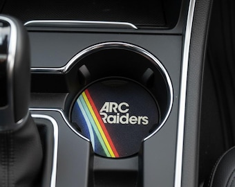 Arc Raiders Car Coaster - 2 Pack - Flexible Themed Sublimated Coaster for Vehicles - Collector's Item