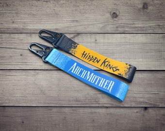 Deadlock Hidden King & Archmother Inspired Lanyard Keychains | Jet Tag Wrist Lanyard