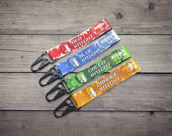 Castle Crashers Inspired Lanyard Keychain | Jet Tag Wrist Lanyard