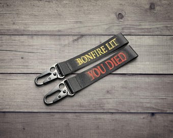 Dark Souls Inspired Lanyard Keychains | Jet Tag Wrist Lanyard