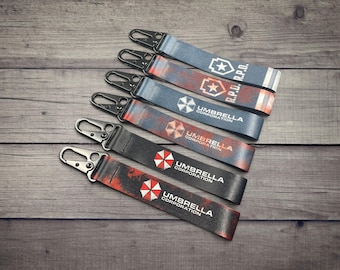 Resident Evil Inspired Lanyard Keychains | Jet Tag Wrist Lanyard
