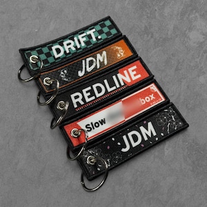 JDM Racing Jet Tag | Double Sided Sublimated Car Flight Tag