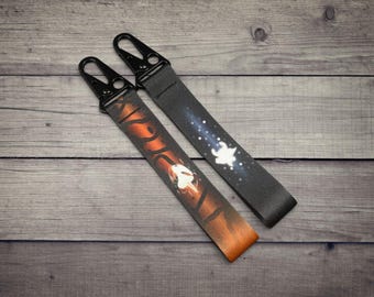 Hollow Knight Inspired Lanyard Keychain | Jet Tag Wrist Lanyard
