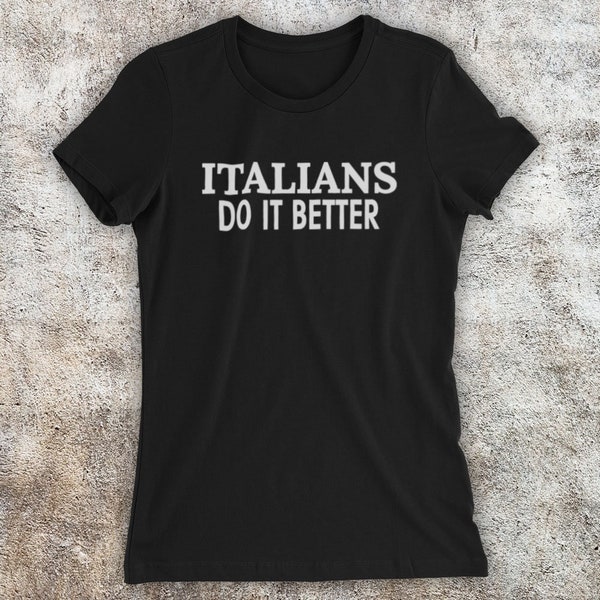 Italians Do It Better 80s Retro As Worn By Madge Pop Icon Singer Music Papa Preach Women's T-Shirt All Sizes And Colours
