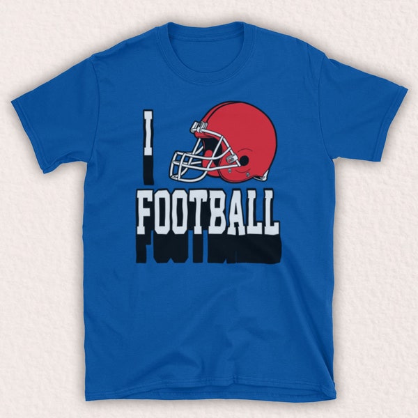 I Love American Football Helmet Sports Banter USA Unofficial Mens T-Shirt Choose From 15 Colour Options