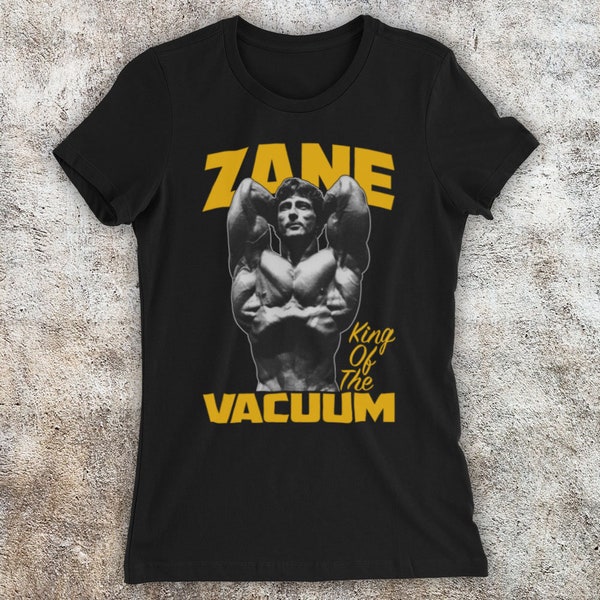 Frank Zane King Of The Vacuum Olympia Golden Age Era Bodybuilder Womens T-Shirt All Sizes And Colours