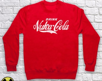 Drink Nuka Cola Nuclear Fallout Sci Fi Dystopia Vault Beverage Adults Sweatshirt All Sizes And Colours
