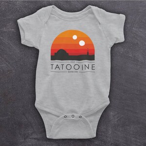 Star Visit Tatooine Outer Rim Vintage Tourism Poster Sci Fi Wars Baby Babygrow One Piece Bodysuit All Sizes And Colours