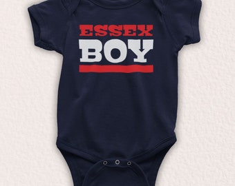 Essex Boy Slogan Funny Essex County Slogan Only Way Unofficial Baby Grow Choose From 9 Colour Options