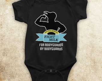 Fight Milk It's Always Sunny Philadelphia Cult Comedy TV Mac Charlie Baby Babygrow One Piece Bodysuit All Sizes And Colours