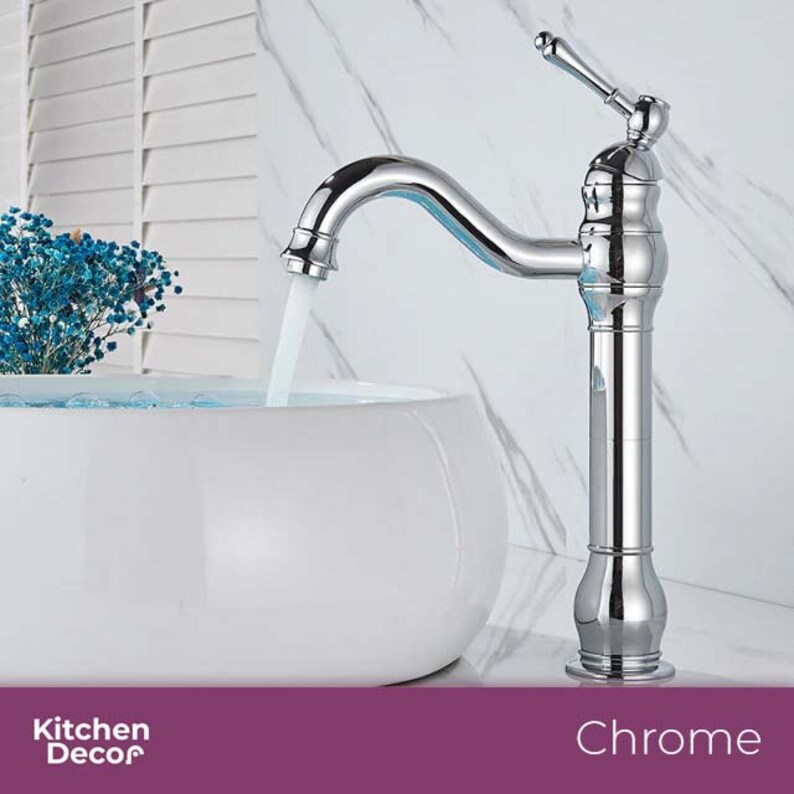 Antique Brass Kitchen Faucets Rustic Brass Sink Faucet Home Etsy UK