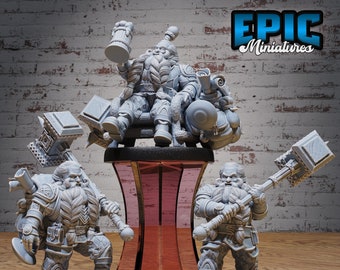 Dwarf Traveler| Epic Miniatures | Dwarf Mountain | 3d Printed | 4k Resin | DnD | Tabletop | RPG | Fantasy | Gamer Gift