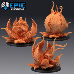 Mantrap / Fleischfressende Pflanze | Epische Miniaturen | Befallene Waldlandschaften | 3d gedruckte | 4k Resin | DnD | Tischplatte | RPG | Fantasy | Gamer Geschenk