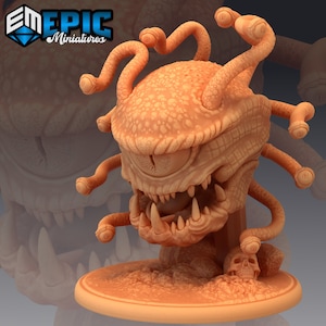 Beholder / Eye Tyrant | Epic Miniatures | Kingdom of Secrets | 3d Printed | 4k Resin | DnD | Tabletop | RPG | Fantasy | Gamer Gift
