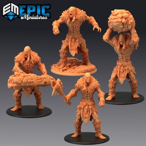 Stone Giant | Epic Miniatures | Caves of Despair | 3d Printed | 4k Resin | DnD | Tabletop | RPG | Fantasy | Gamer Gift