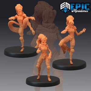 Female Monk Adventurer | Epic Miniatures | Legendary Tournament | 3d Printed | 4k Resin | DnD | Tabletop | RPG | Fantasy | Gamer Gift